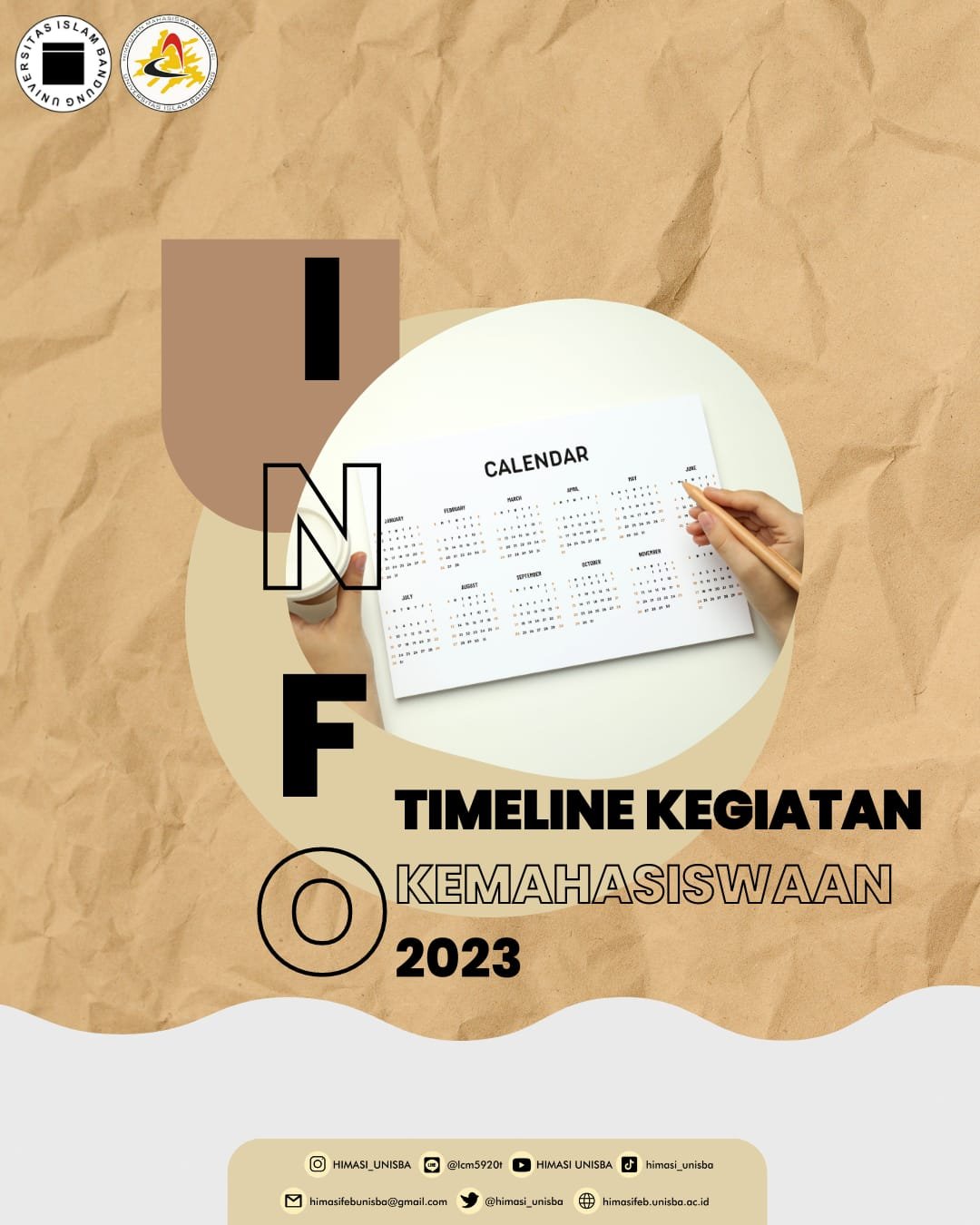 INFO TIMELINE KEGIATAN KEMAHASISWAAN 2023 – Himasi Unisba